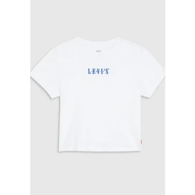 Abbildung von Levi&#039;s Plus Perfect Tshirt print, Damen, Größe: 58/60, Bright white
