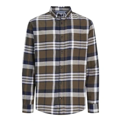 Abbildung von Jack &amp; Jones Autumn Check Hemd, Herren, Größe: Large, Canteen