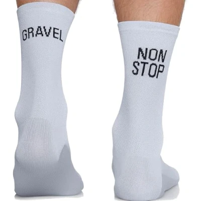 Abbildung von TODO Gravel Fahrradsocken Herren. Rennrad Socken Herren Lustig. Motiv Lustige Schotter Radsocken Non Stop 43 46