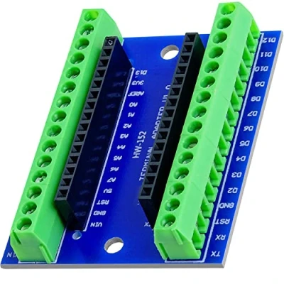 Abbildung von AZDelivery AZ Nano V3 Board Terminal Adapter mit Schraubklemmen, Modul kompatibel Arduino inklusive E Book!