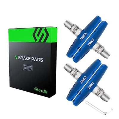 Abbildung von Chooee V Brake Bremsschuhe 2 Paar,70mm Bremsbeläge für Shimano Blau