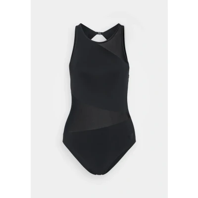 Abbildung von Arena Womens Angle Swimsuit VENT BACK Badeanzug, Damen, Größe: 38, Black