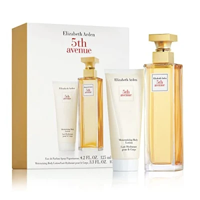 Abbildung von Elizabeth Arden 5th Avenue, Geschenkset für Frauen: Eau de Parfum: Parfum 125 ml + Körpercreme 100 ml, Muttertagsgeschenke Frauen