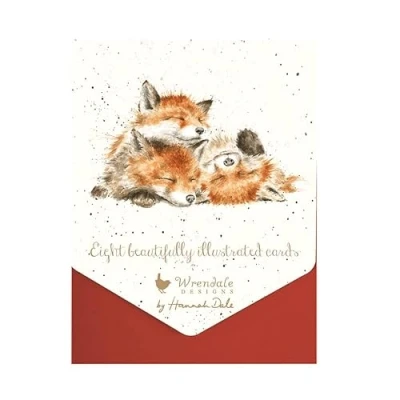 Abbildung von Wrendale Designs Hannah Dale Weihnachtskarten Set &quot;The Night Before Christmas&quot;, 8 Stück