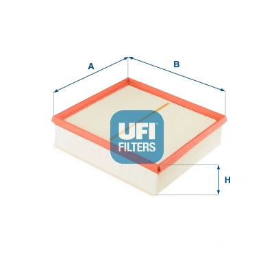 Abbildung von UFI 30.595.00 Luftfilter 59 235 220 Filtereinsatz MERCEDES BENZ: B Class, A CLA Coupe, INFINITI: Q30