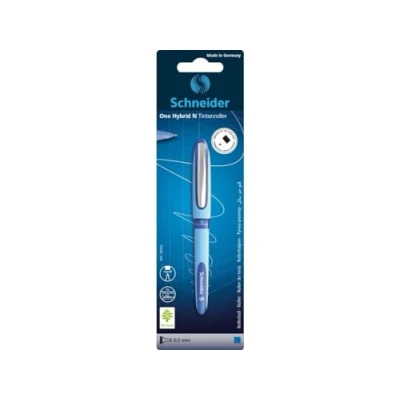 Abbildung von Schneider One Hybrid N 05 Tintenroller (dokumentenecht mit 0,5 mm Strichstärke und Needlespitze) 1er Blisterkarte blau