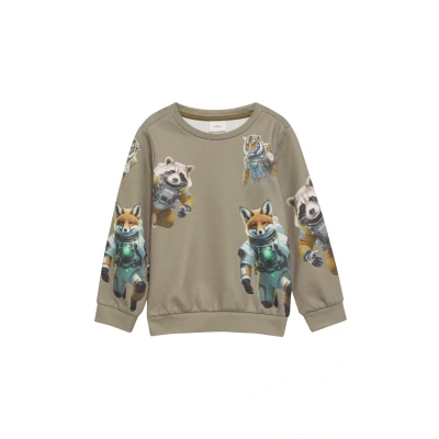 Abbildung von s.Oliver Sweatshirt für Kinder, Größe: 128/134, Beige