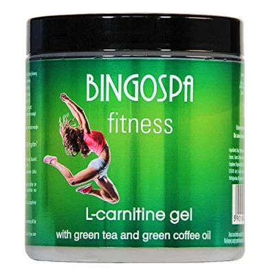 Abbildung von L Carnitin Gel mit grünem Tee und Kaffeeöl BINGOSPA Fitness