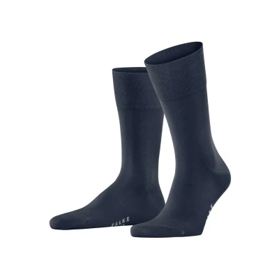 Abbildung von FALKE Herren Socken Tiago M So nachhaltige Fil D&#039;Ecosse Baumwolle einfarbig 1 Paar, Blau Space Blue 6116, 41 42
