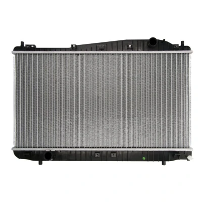 Abbildung von THERMOTEC D70015TT Kühler, Motorkühlung Kupfer, Kunststoff für Fahrzeuge mit/ohne Klimaanlage 700 374 16 Schaltgetriebe Kühlrippen gelötet