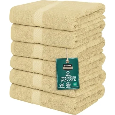 Abbildung von Utopia Towels Badetücher, 61 x 121 cm, 6er Pack