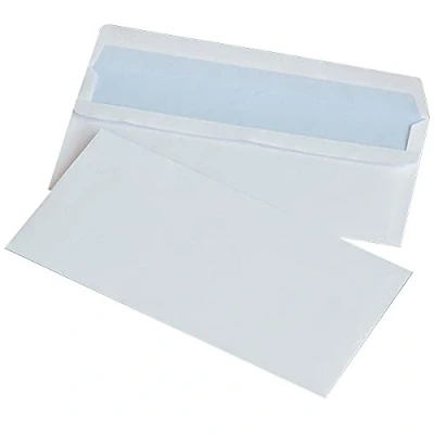 Abbildung von Selbstklebende Briefumschläge OFFICE PRODUCTS SK DL 110x220mm 75gsm 10St Weiß / Typ Selbstklebend/Art SK/Farbe Weiß/Format DL/Flächengewicht (g/m2) 75 Abmessungen (mm) 110x220