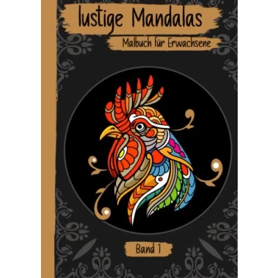 Abbildung von das Lustige Mandala Malbuch: Lustiges Geschenk, besondere Malbuch für Erwachsene, Zen Malbuch, Tiermandalas, Blumenmandalas Lachen, Durchatmen und Entspannen