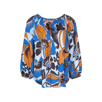 Abbildung von Seidensticker Oversized Bluse, Damen, Größe: 36, Blue