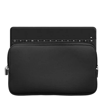 Abbildung von kwmobile Tastatur Hülle kompatibel mit Logitech Keys to GO Neopren Schutzhülle Case Tasche für Neoprentasche Keyboard Schwarz