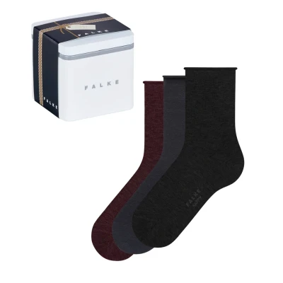 Abbildung von Falke Happy giftbox 3PACK Socken 3Pack, Damen, Größe: 39 42, 3 pack