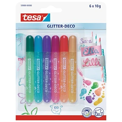 Abbildung von tesa® Glitter Deco, Candy, 6er Packung, 59988 00000 00