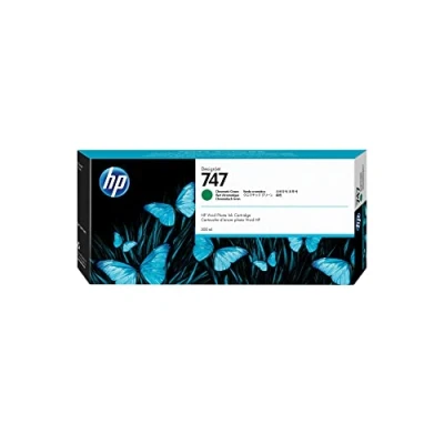 Abbildung von HP 747 (P2V84A) Original Tintenpatrone, Fototinte für DesignJet, Chromatisch Grün