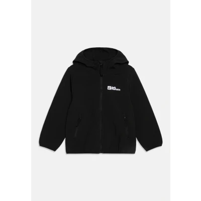 Abbildung von Jack Wolfskin Unisex Kinder Fourwinds Jacket Kids, Granite Black, 116