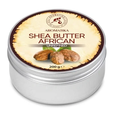 Abbildung von Shea Butter 200g Kaltgepresst &amp; Unraffiniert Afrika Ghana Rein Natürlich Karité Body Körperbutter Intensive Pflege für Gesicht Körper Haare