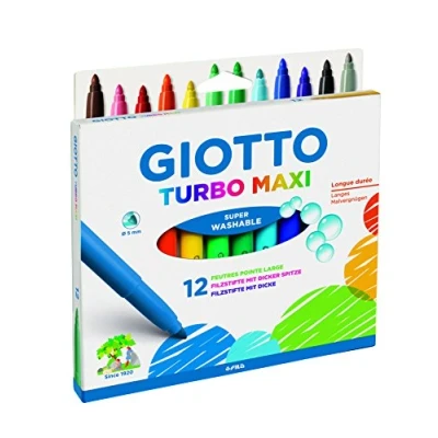 Abbildung von GIOTTO 0764 00 Turbo Maxi Fasermaler, Mehrfarbig