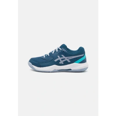 Abbildung von Asics Geldedicate 8 Unisex Multicourt Tennisschuh für Kinder, Größe: 39.5, Mako blue/grey blue Schuhe