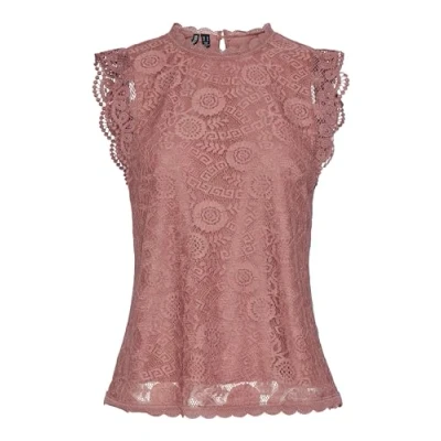 Abbildung von Pieces Pcolline Bluse, Damen, Größe: Small, Canyon rose