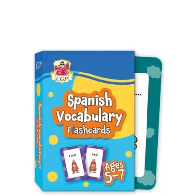 Abbildung von Spanish Vocabulary Flashcards for Ages 5 7 (with Free Online Audio) (CGP KS1 Activity Books and Cards)