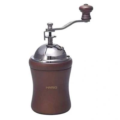 Abbildung von HARIO x Kaffeemühle, Keramik, Braun, 11,5 8,5 21,5 cm