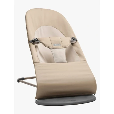 Abbildung von BabyBjörn Balance Soft Babywippe Gewebe, Khaki/Beige