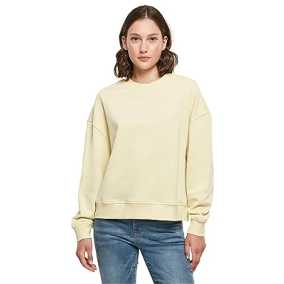 Abbildung von Build Your Brand Damen BY212 Ladies Oversized Crewneck Sweatshirt, softyellow, XL