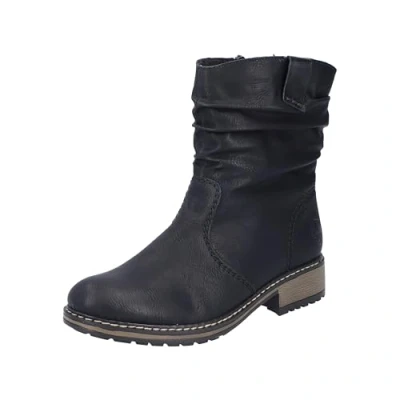Abbildung von Rieker Damen Z6881 Stiefeletten, Schwarz, 39 EU