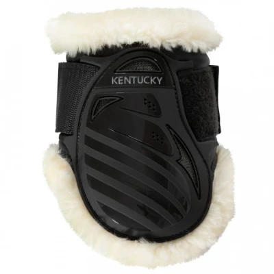 Abbildung von Kentucky Streichkappen Young Horse Vegan Sheepskin Schwarz L