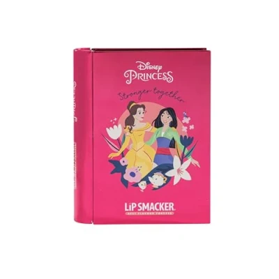 Abbildung von Lip Smacker Disney Beauty Book Tin, Schminkset für Mädchen mit Lippenstiften, Lipgloss, Leuchtenden Lidschatten und Nagellack, Inklusive Haar Schminkzubehör