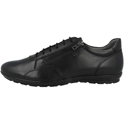 Abbildung von Geox UOMO Symbol Sportlicher Schnürer, Herren, Größe: 44, Black Schuhe