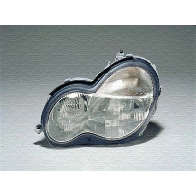 Abbildung von MAGNETI MARELLI 710301166202 Scheinwerfer rechts H7/H7 Halogen für Rechtsverkehr mit Stellmotor LWR MERCEDES BENZ: C Class Saloon