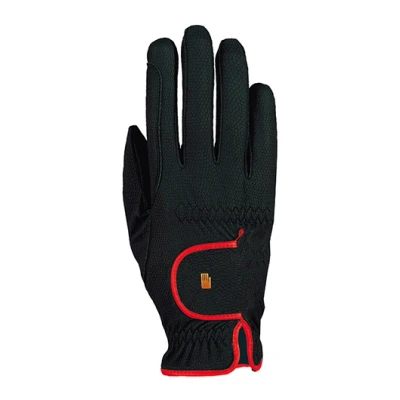 Abbildung von Roeckl Handschuhe Lona Roeck Grip Lining Schwarz/Rot 7