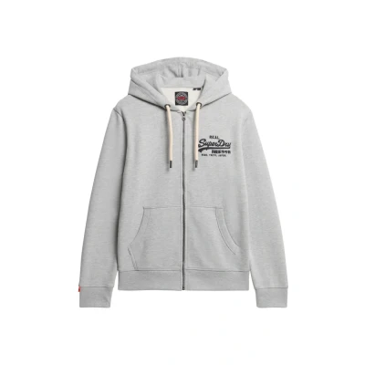 Abbildung von Superdry Sweatjacke, Herren, Größe: Medium, Mid grey marl