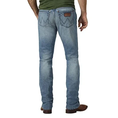 Abbildung von Wrangler Herren Retro Slim Fit Straight Leg Jeans, Jacksboro, 34W / 30L