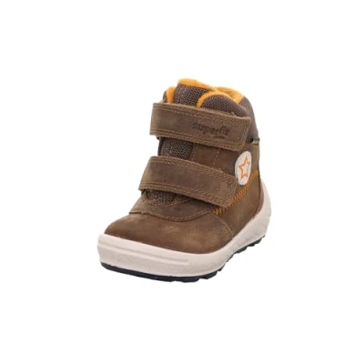 Abbildung von Superfit Baby Jungen GROOVY warm gefütterte Gore Tex Stiefel, BRAUN/ORANGE 3000
