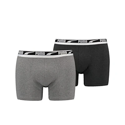 Abbildung von Puma 2 PACK Panties, Herren, Größe: Medium, Grey mélange