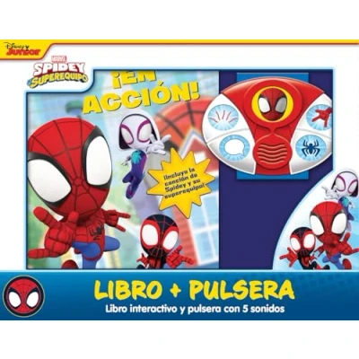 Abbildung von EN ACCIÓN. LIBRO INTERACTIVO Y PULSERA CON SONIDOS SPIDEY WSBS (Wristband Sound Box Set)
