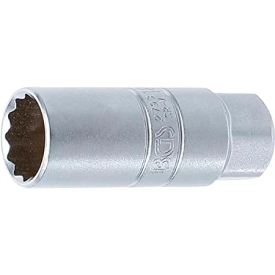 Abbildung von BGS 2793 Zündkerzen Einsatz Zwölfkant Antrieb Innenvierkant 10 mm (3/8&quot;) SW 18