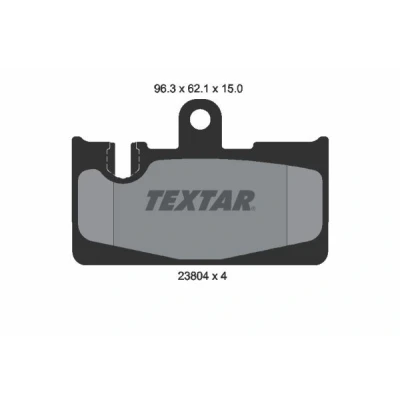 Abbildung von TEXTAR 2380401 Bremsbelagsatz für Verschleißwarnanzeiger vorbereitet LEXUS: LS III