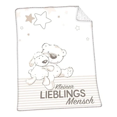 Abbildung von Herding Baby Best Kuscheldecke Soft Plush, Kleiner Lieblingsmensch, 75 x 100 cm