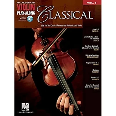 Abbildung von Violin Play Along Volume 3 Classical Vln Book (Hal Leonard Along)