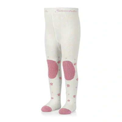 Abbildung von Sterntaler Baby Mädchen kravlestrømpebukser Mabel Tights, Ecru, 80 EU