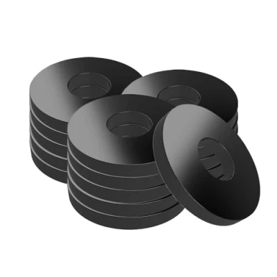 Abbildung von Offgridtec Unterlegscheibe Beilagscheibe schwarz Edelstahl V2A DIN304 M5 x 15mm 100 Stk.