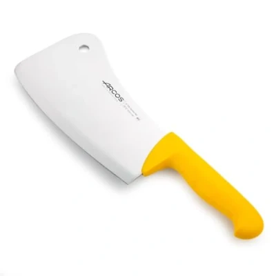 Abbildung von Arcos Serie 2900 Hackmesser Metzgermesser Klinge Nitrum Edelstahl 200 mm HandGriff Polypropylen Farbe Gelb