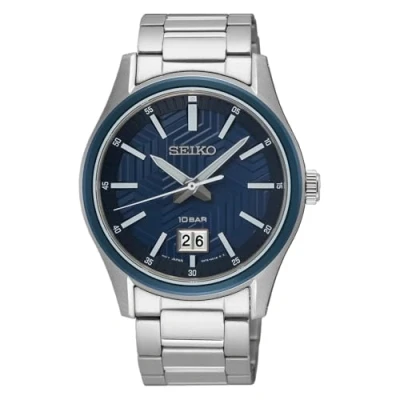 Abbildung von SEIKO Herren Analog Quarz Uhr mit Edelstahl Armband SUR559P1